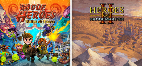 Heroes of Hammerwatch II x Rogue Heroes banner image
