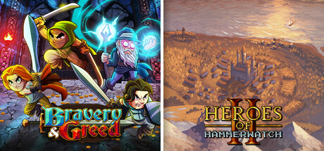 Heroes of Hammerwatch II x Bravery and Greed banner image
